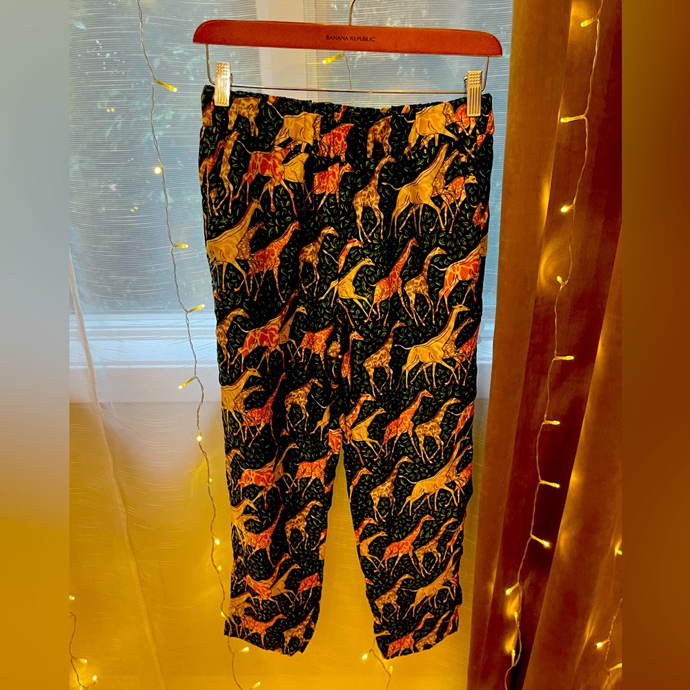 J crew silk pants